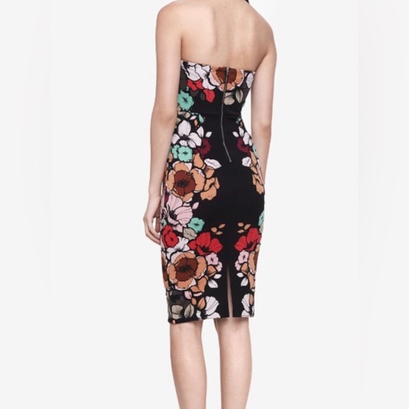 Express Floral Bodycon Dress - 10 - Picture 2 of 5